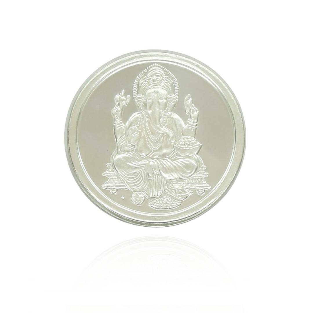 Shree Ganesh Silver Coin | Pure 999 Silver | 1gm
