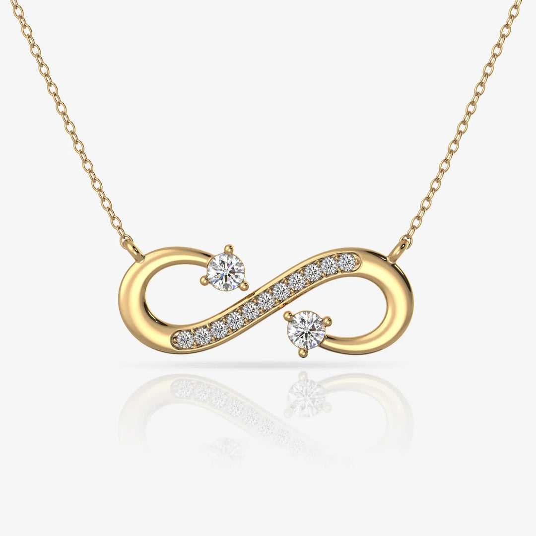Infinity Necklace & 18K Gold Plated