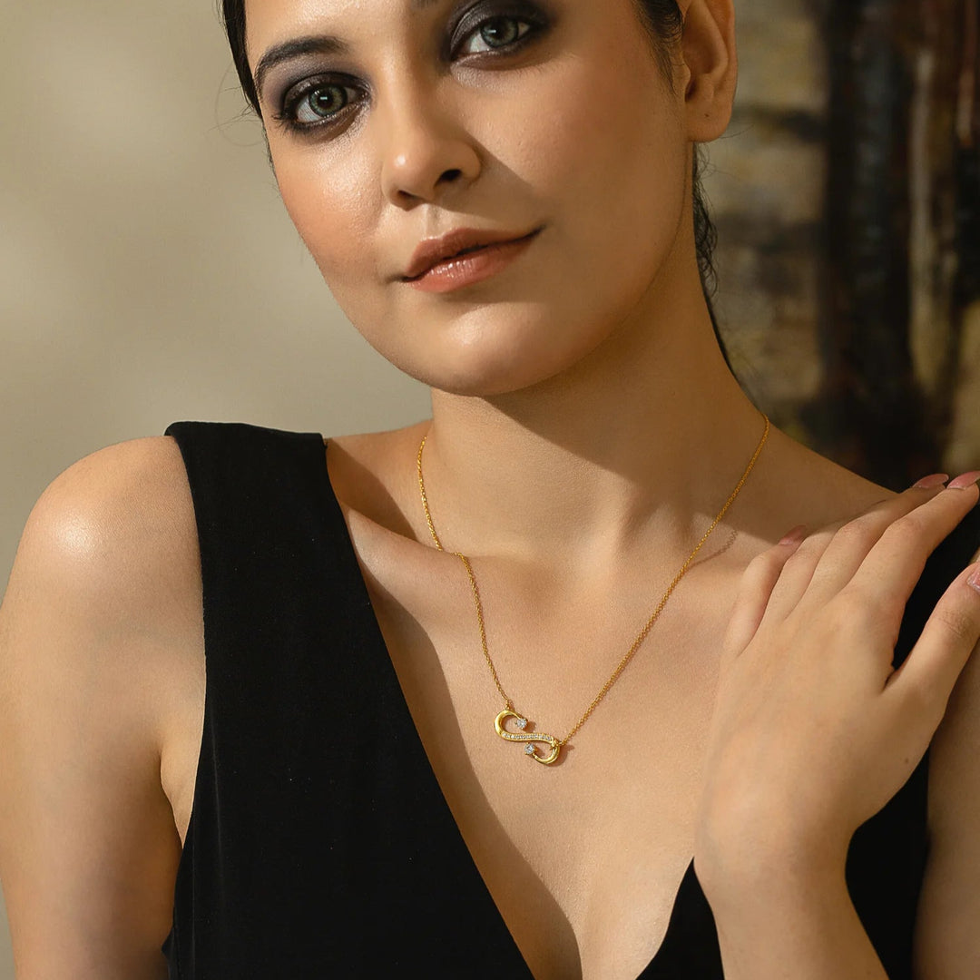 Infinity Necklace & 18K Gold Plated
