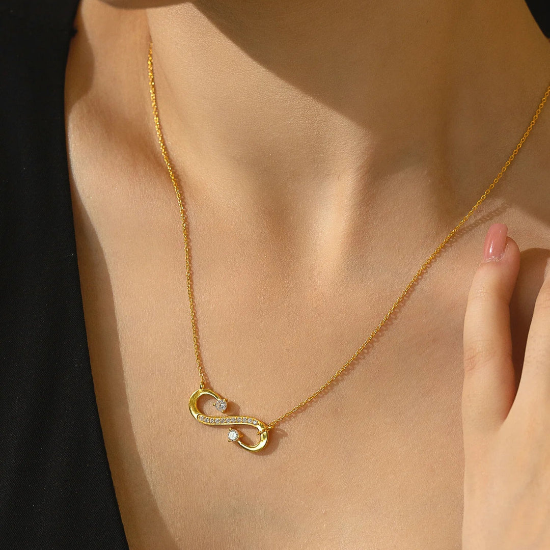Infinity Necklace & 18K Gold Plated