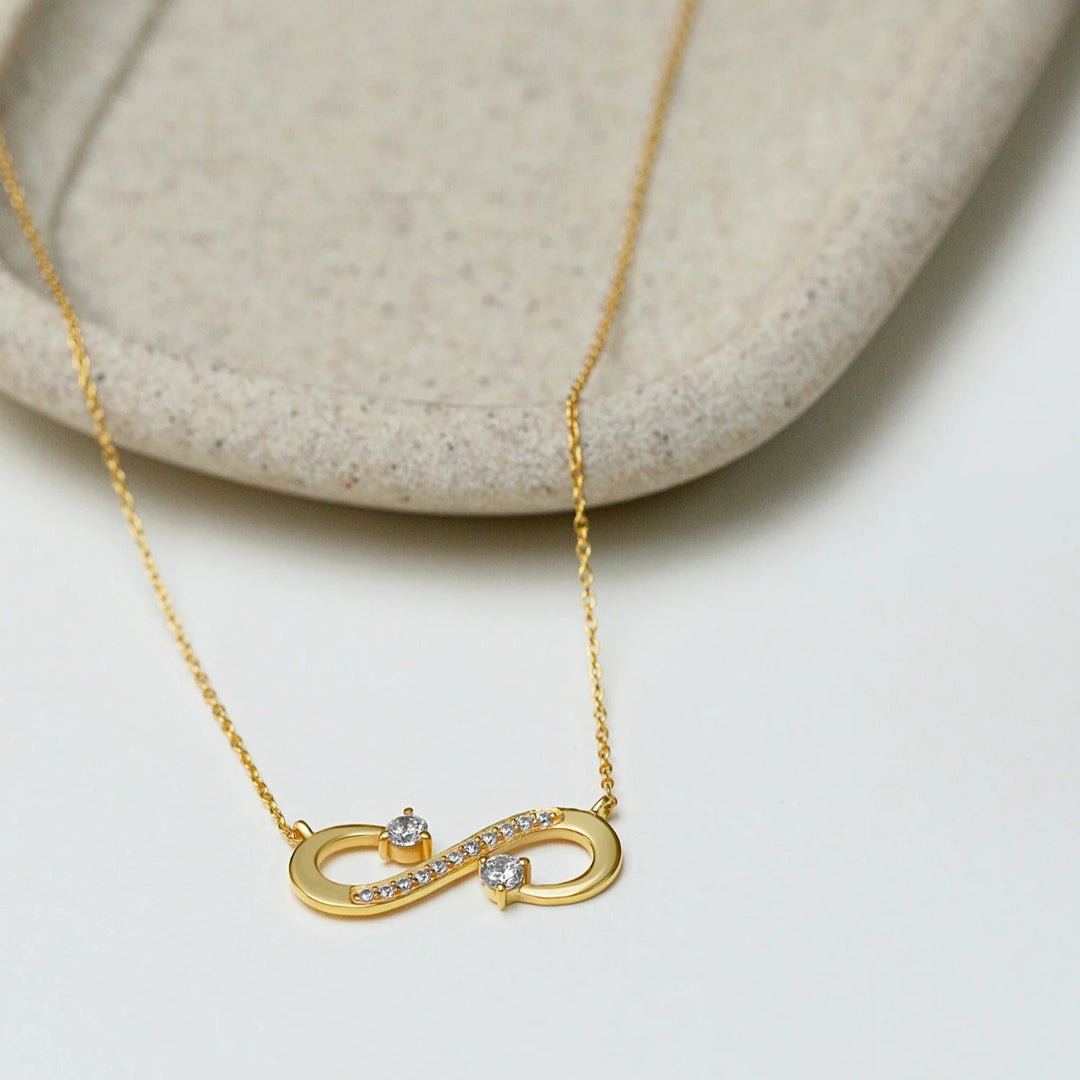 Infinity Necklace & 18K Gold Plated