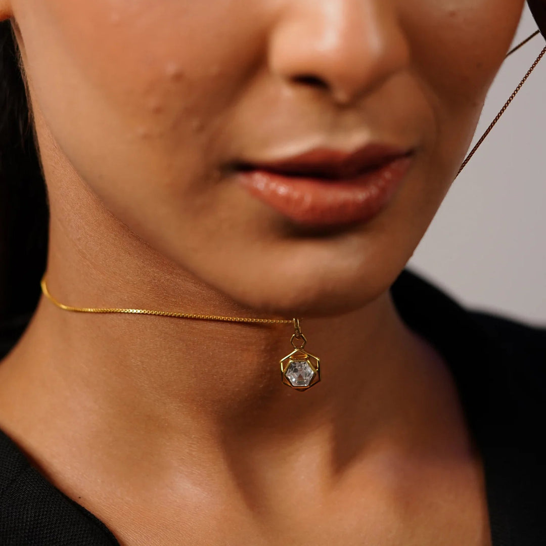 Necklace Silver & 18K Gold Plated