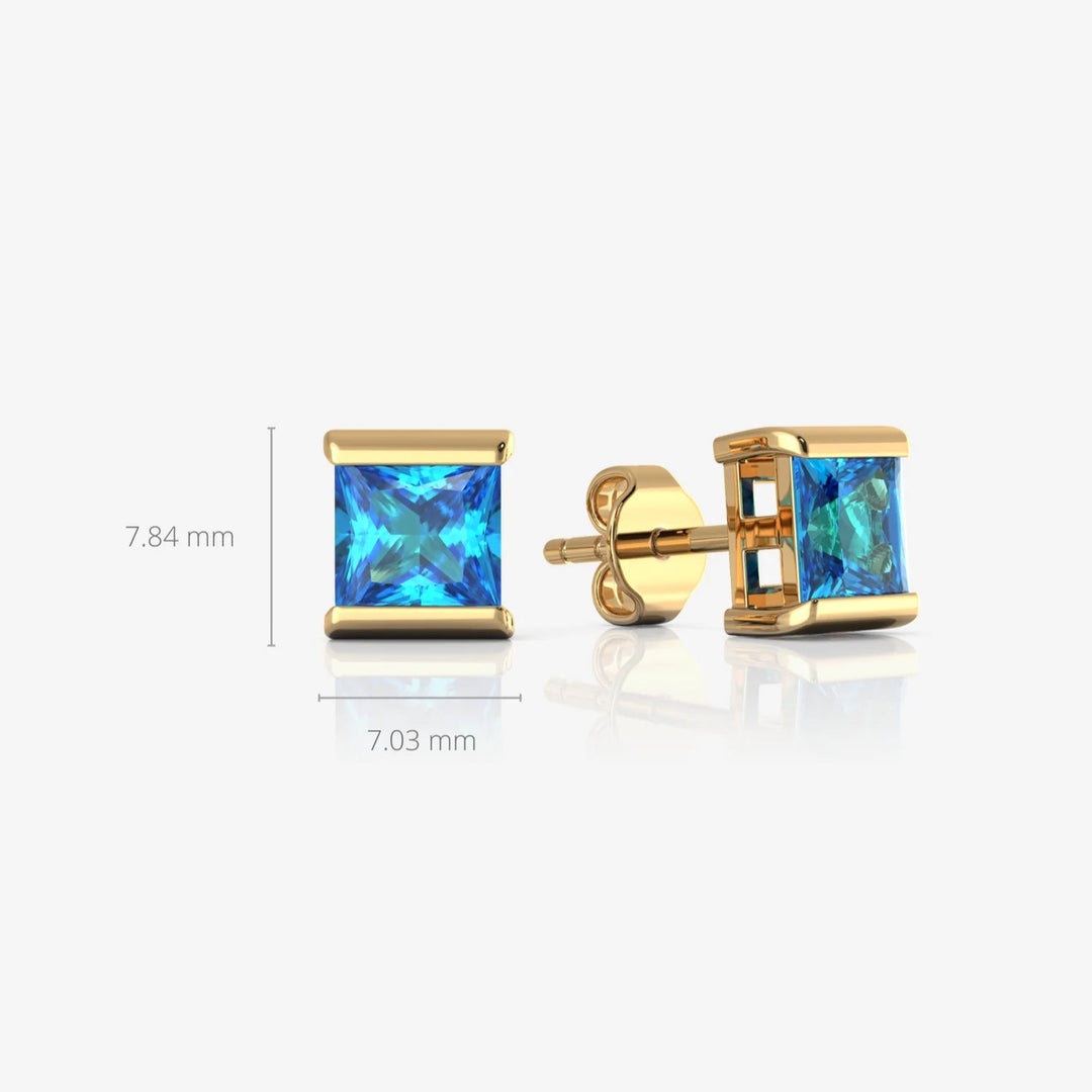 Silver Earrings & 18K Gold Plated