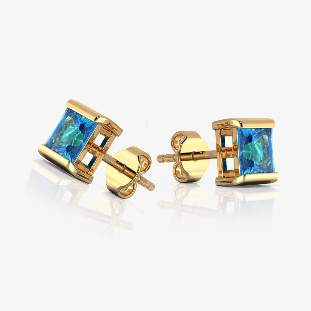 Silver Earrings & 18K Gold Plated