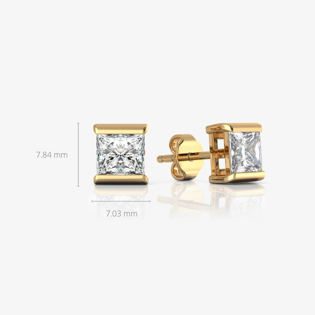 Earrings Silver & 18K Gold Plated