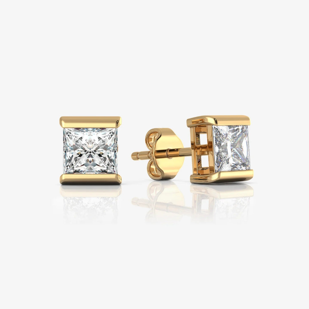 Earrings Silver & 18K Gold Plated
