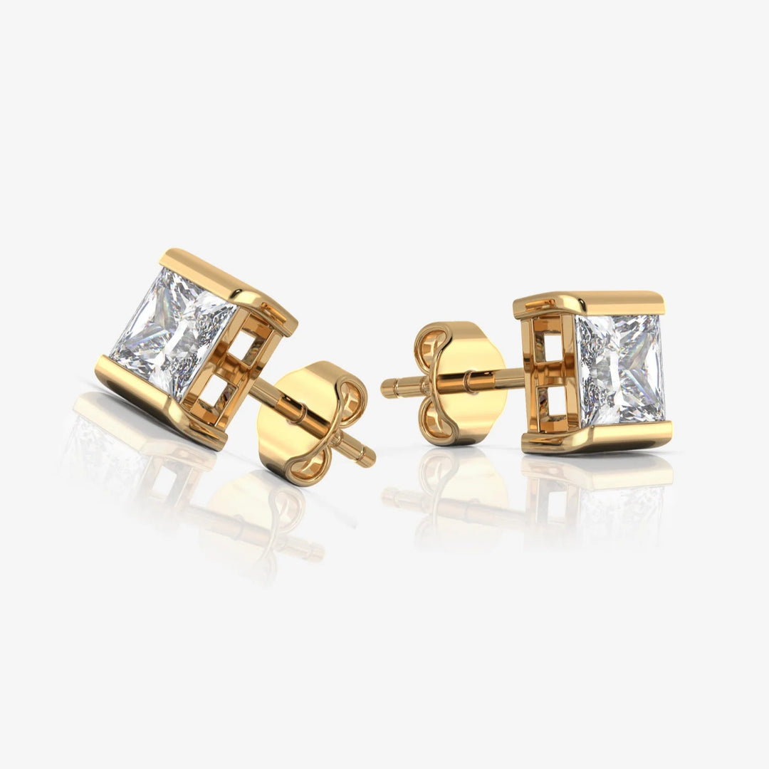 Earrings Silver & 18K Gold Plated