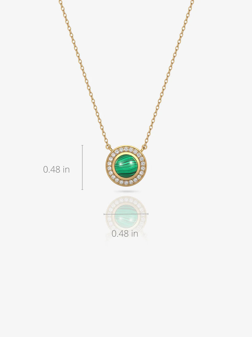 Silver Stationed Necklace, Gold Plated