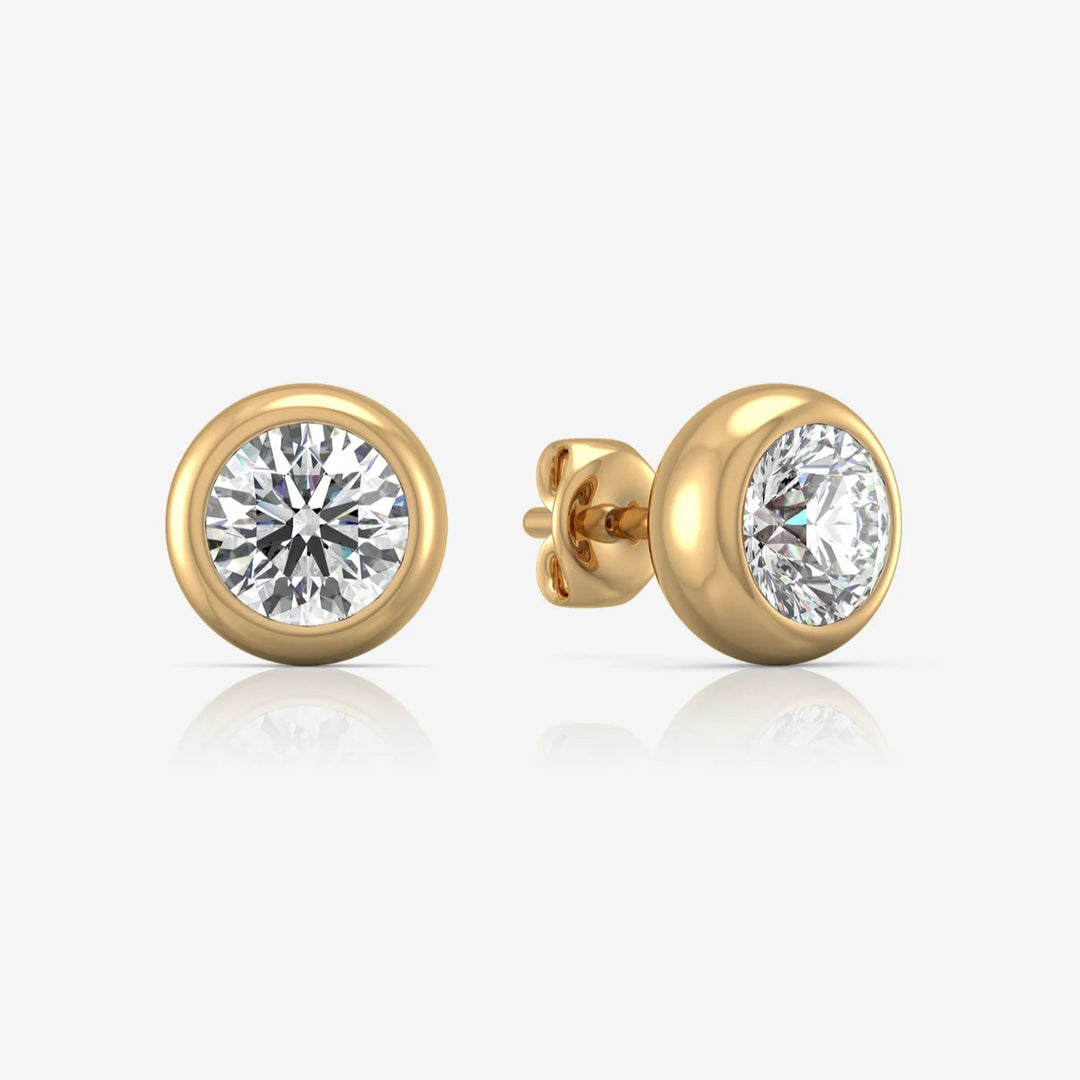 Silver Earrings & 18K Gold Plated