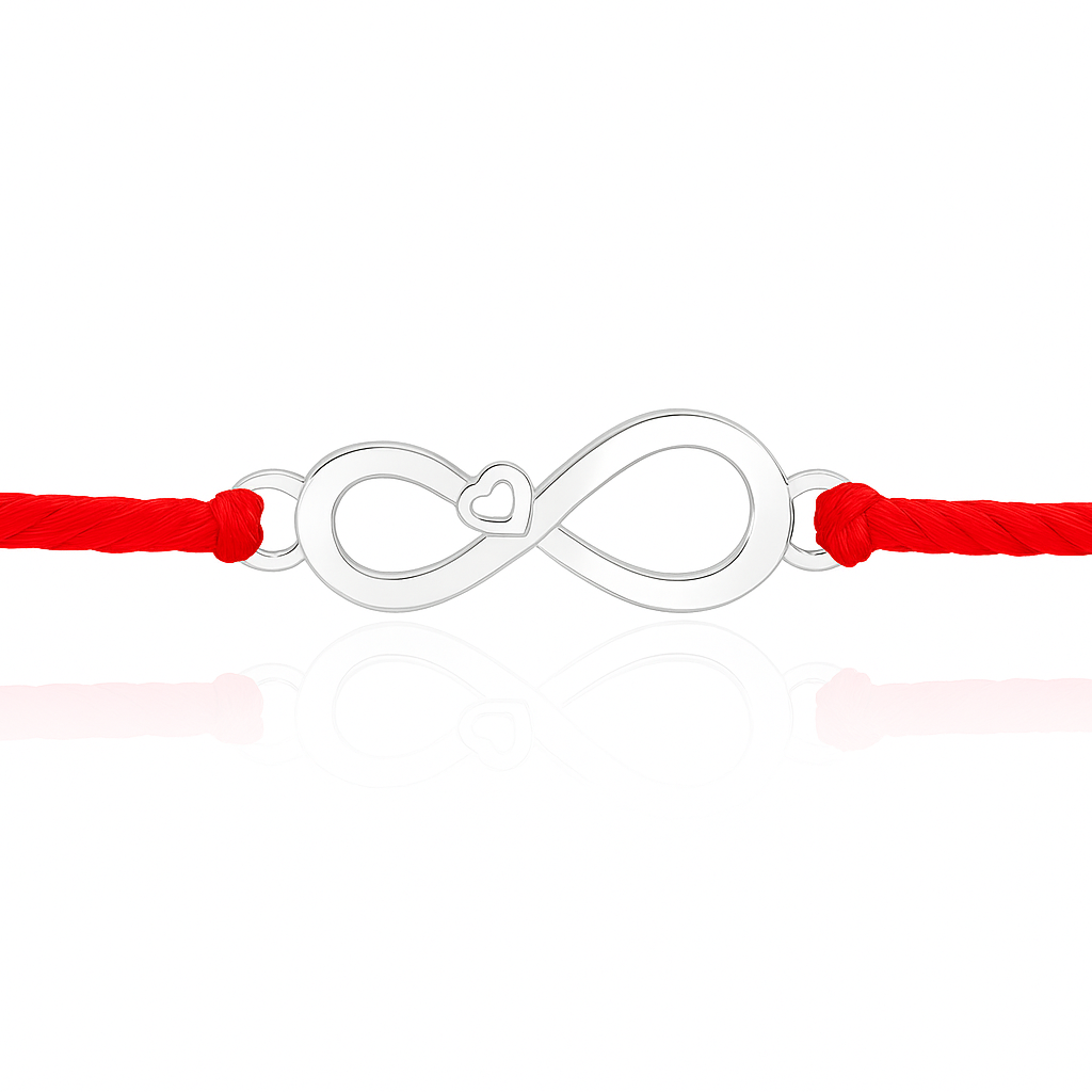 Silver Infinity Rakhi