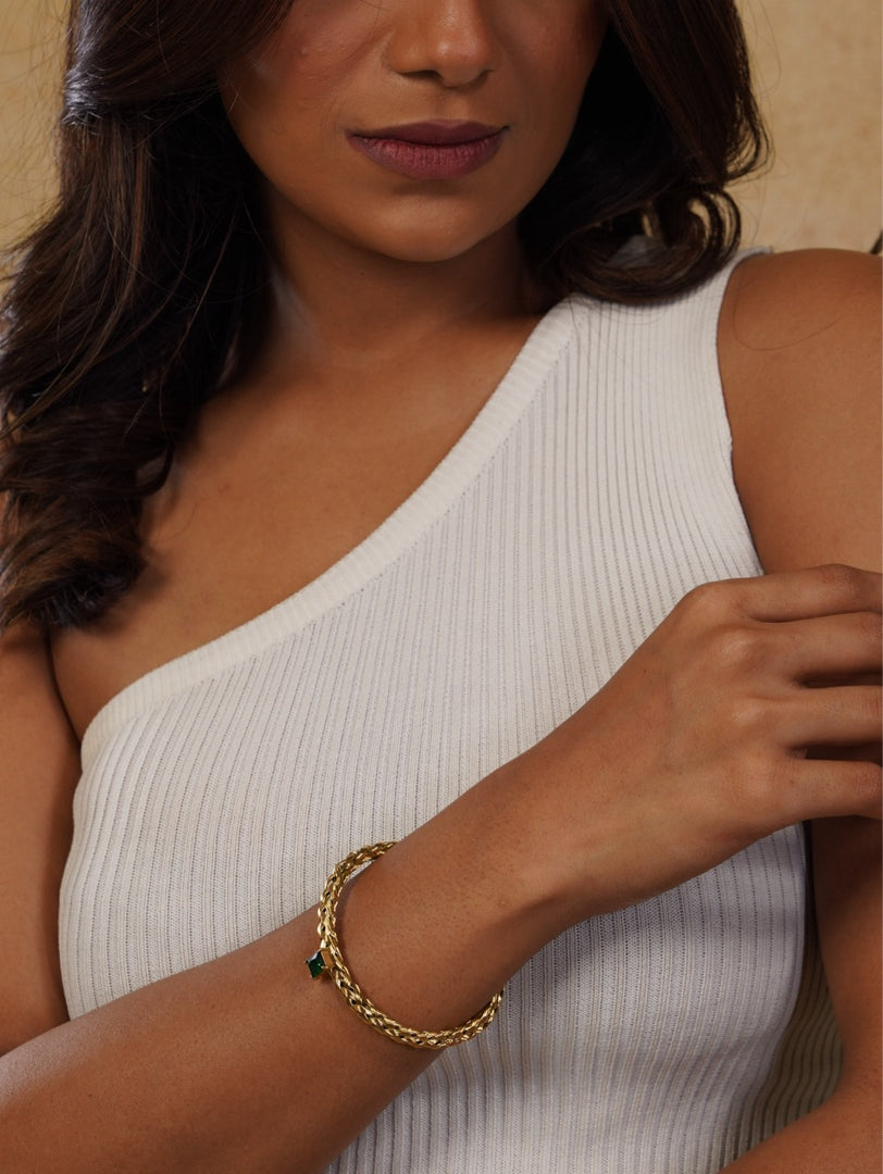 Emerald Elegance Bracelet