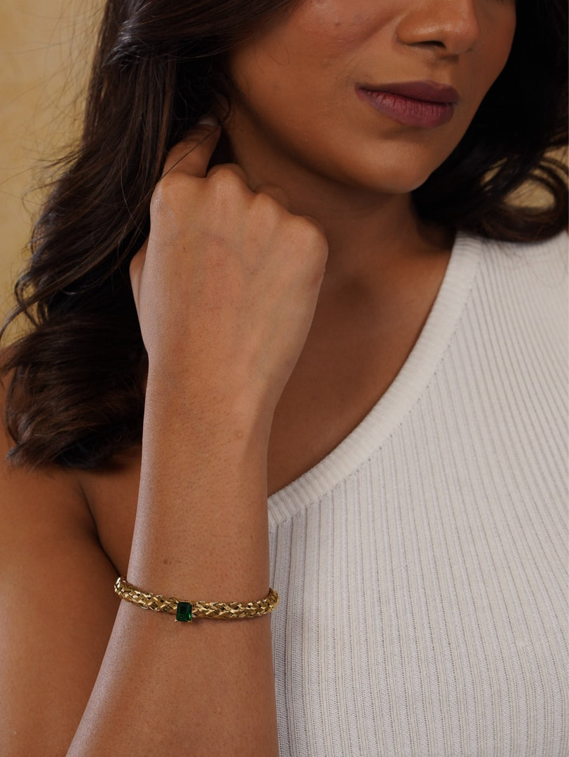Emerald Elegance Bracelet