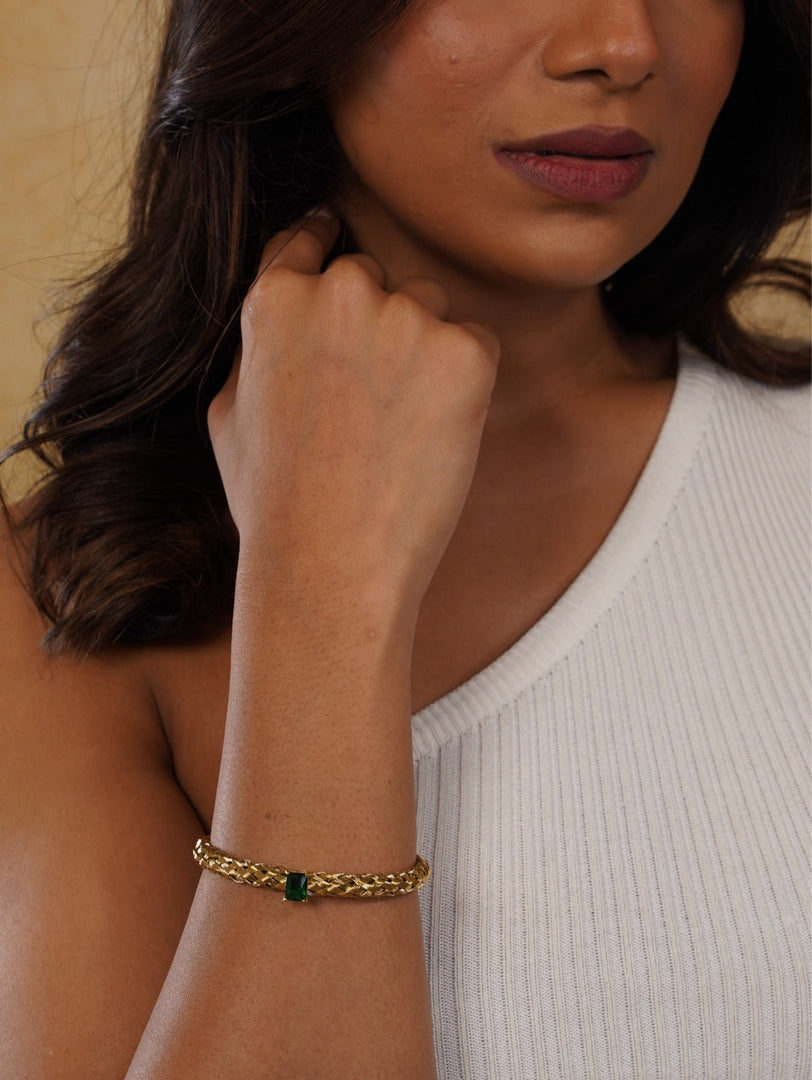 Emerald Elegance Bracelet