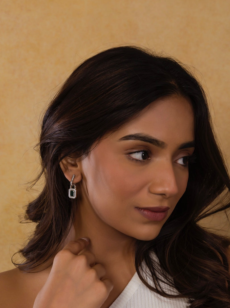 Emerald Radiance Earrings