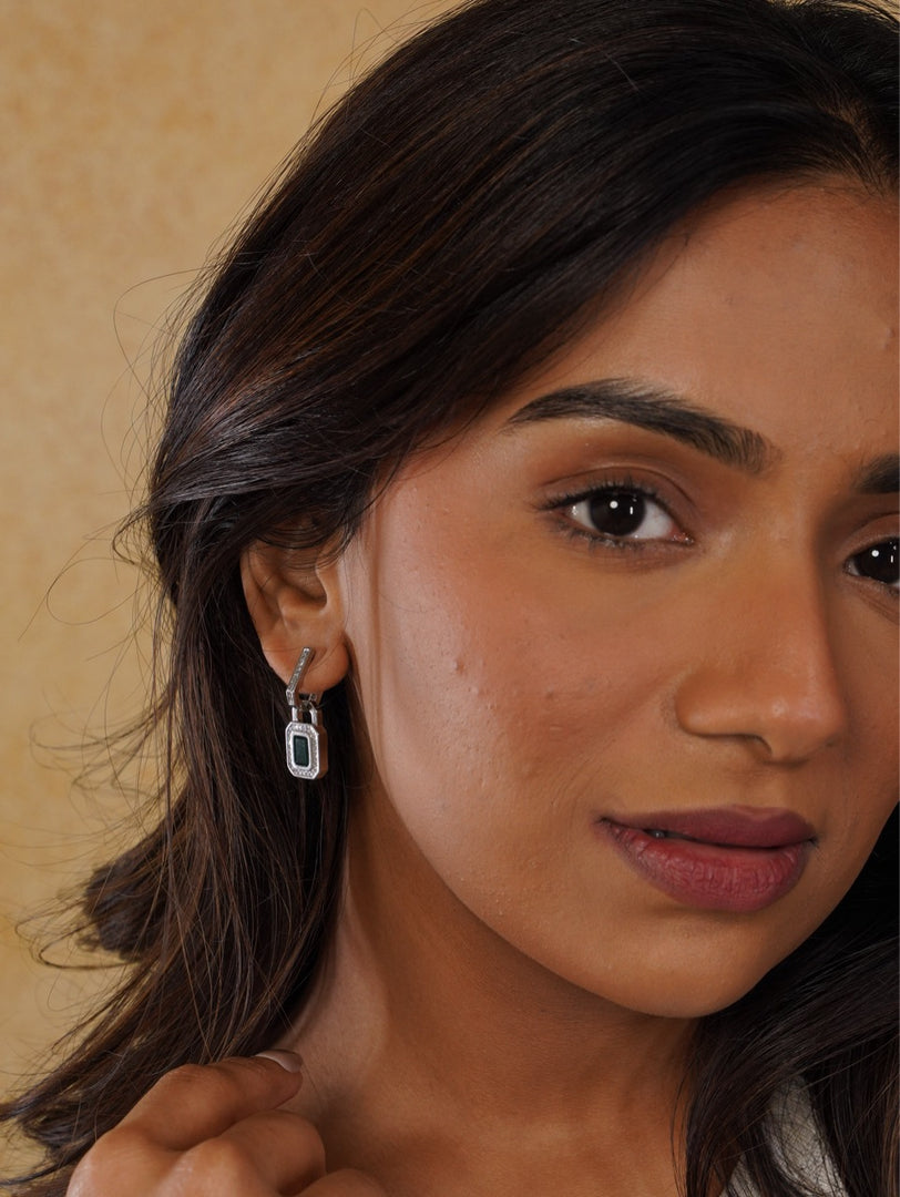Emerald Radiance Earrings