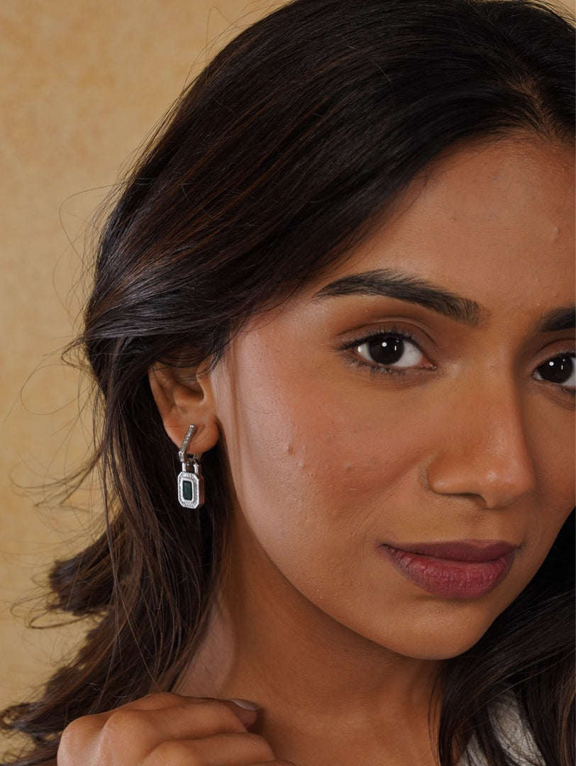Emerald Radiance Earrings