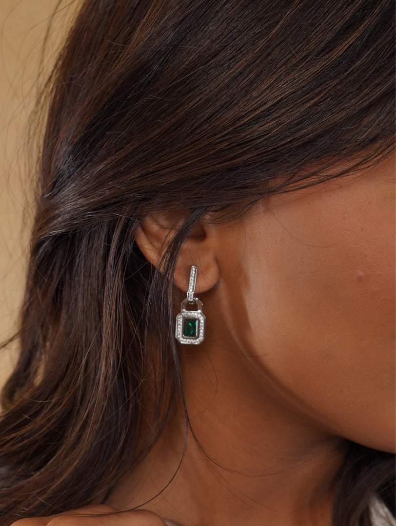 Emerald Radiance Earrings