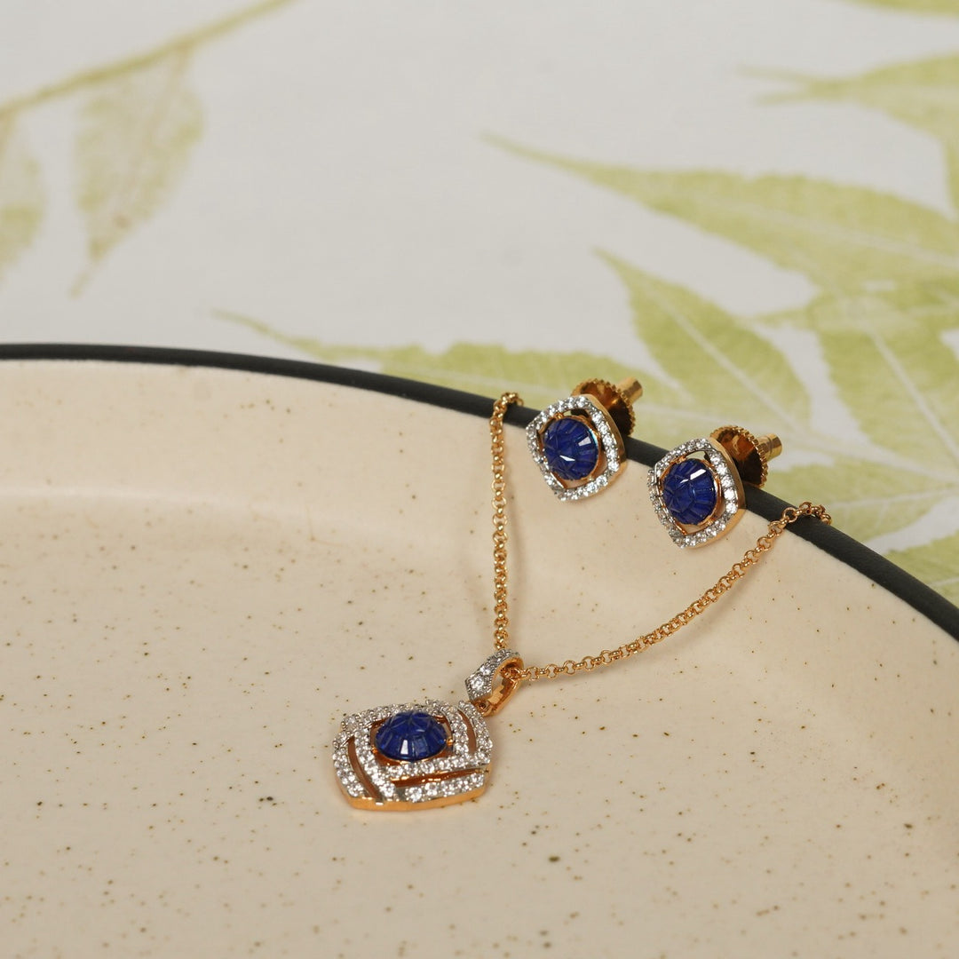 Azure Elegance Set