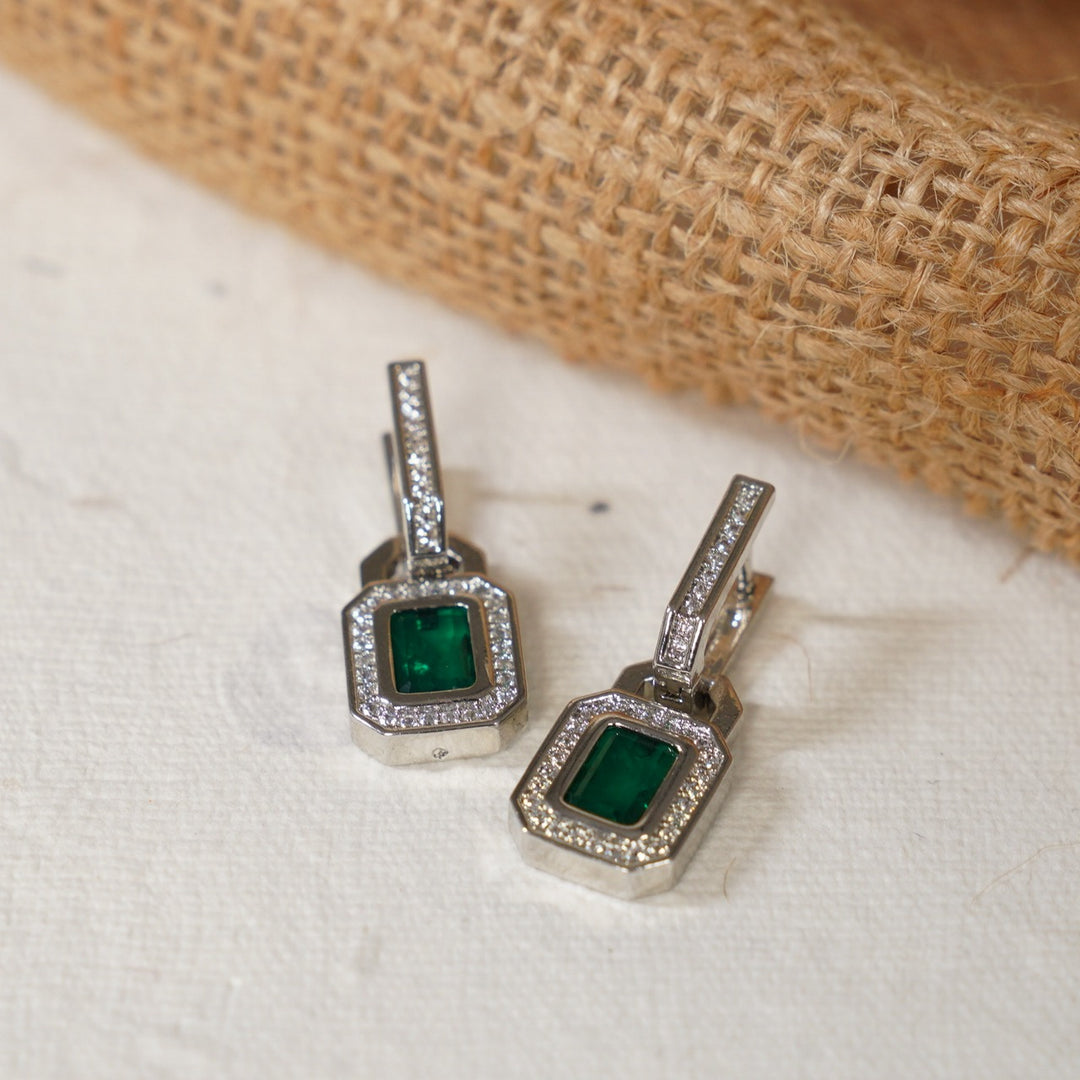 Emerald Radiance Earrings