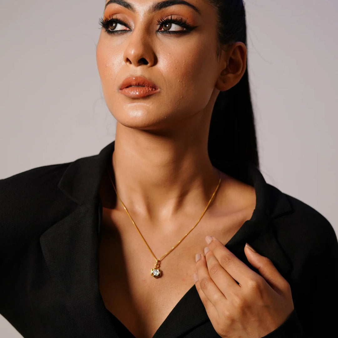 Necklace Silver & 18K Gold Plated