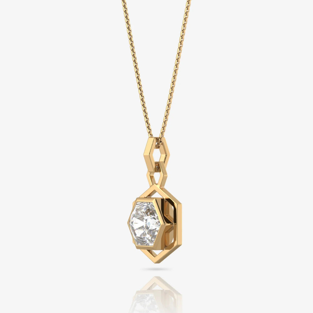 Necklace Silver & 18K Gold Plated