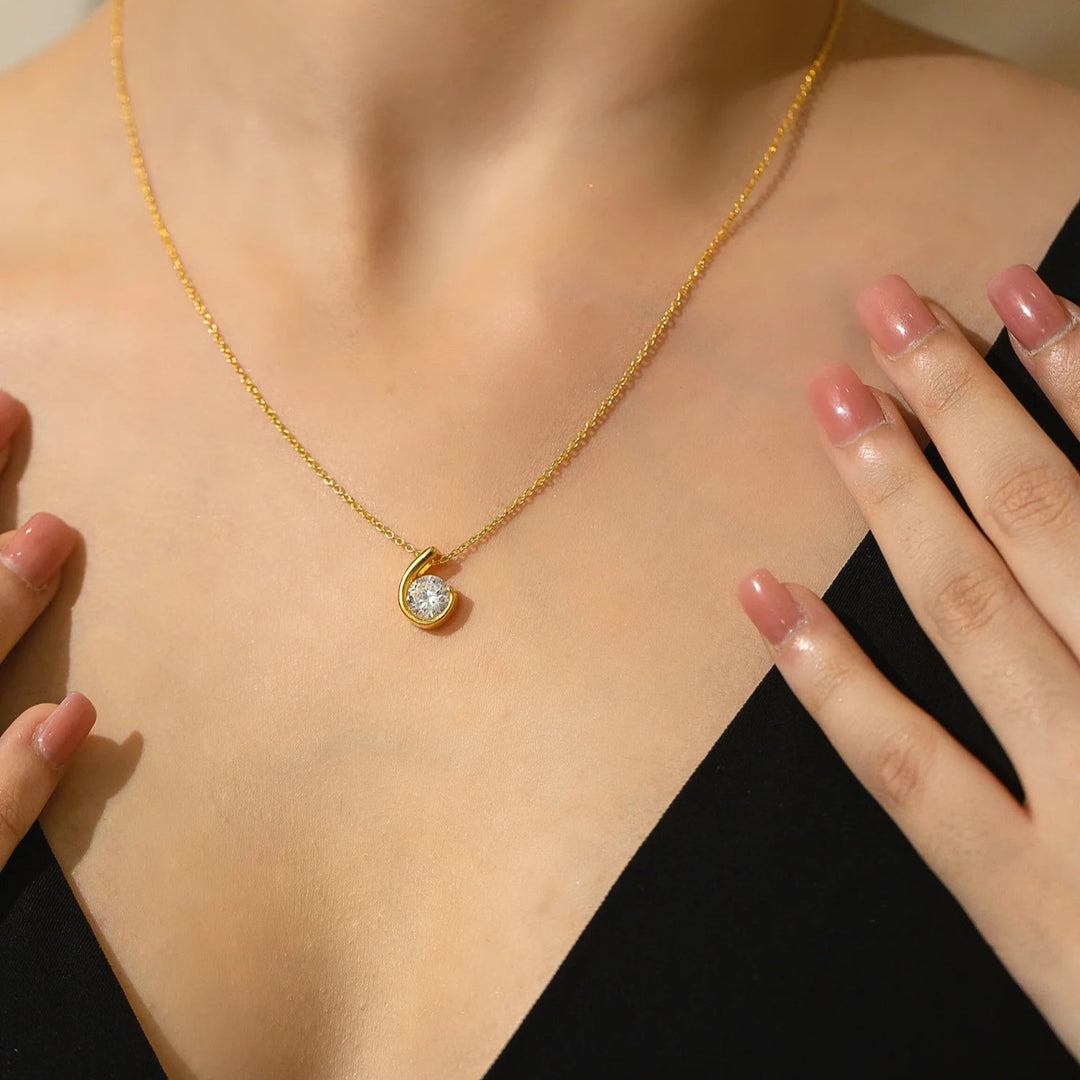 Necklace Silver & 18K Gold Plated
